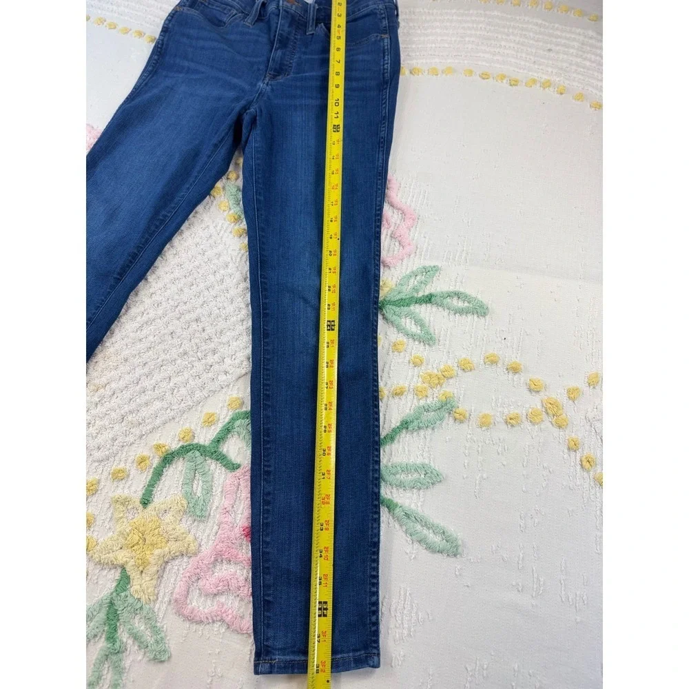 Madewell 10 Roadtripper High‎ Rise Skinny Jeans Medium Wash Size 26